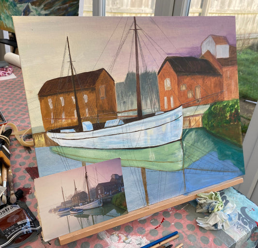 Private art tuition for Carole